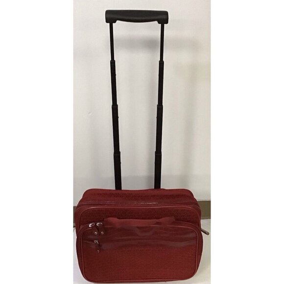 15" Rolling/Locking Carry-On or Briefcase Bag Red Luggage/Overnight/Work ❤️ - Picture 1 of 6